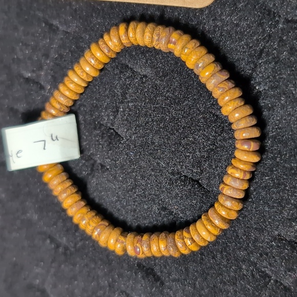 Tiger Eye Natural Gemstone Bracelet And Earring Set - Picture 3 of 4